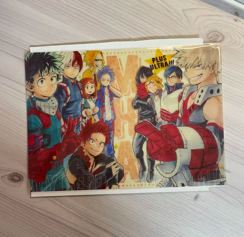 Bìa sách trong suốt My Hero Academia Jump Shop