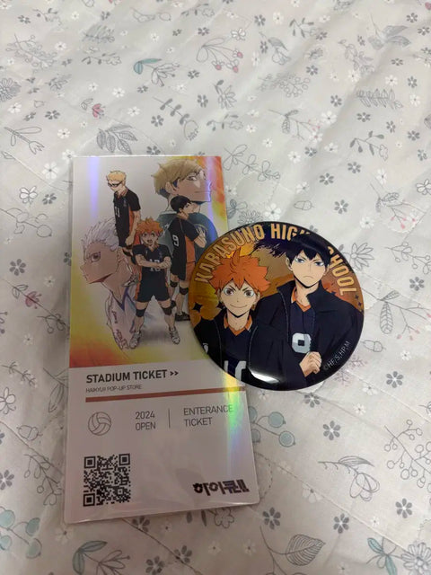 Ưu đãi vé vào cửa Pop-up Haikyu!! Busan + Quà tặng có huy hiệu
