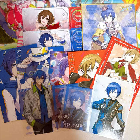 Project Sekai, Proseca, KAITO, MEIKO Goods Set, Shikishi Board, Bonus Postcard, etc.