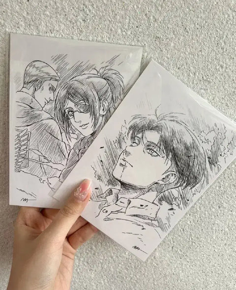Bưu thiếp Quân đoàn khảo sát Attack on Titan