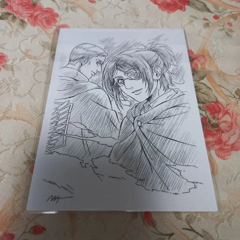 Bưu thiếp Quân đoàn khảo sát Attack on Titan