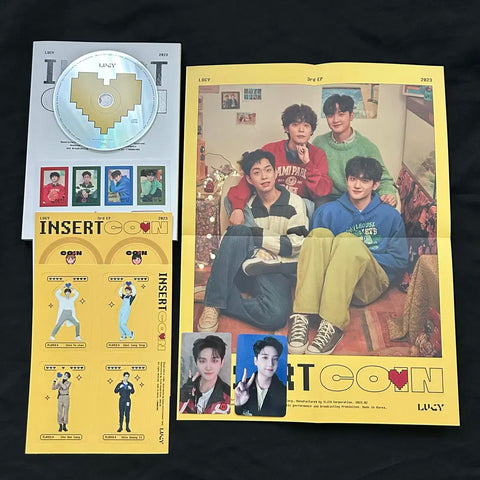 Full set Lucy unsealed album insert coin Jo Won-sang Shin Gwang-il photocard