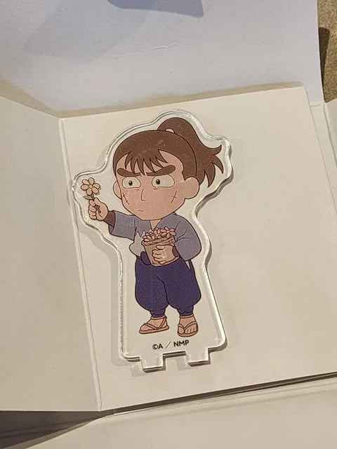 Bộ 2 đế lót ly + đế acrylic Nintama Gratte Choji