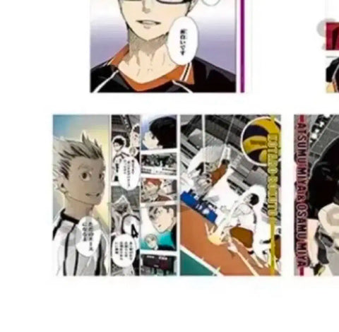 Haikyuu Bokuto famous scene poster Jump Shop transfer