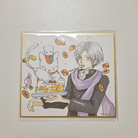Quán cà phê kỷ niệm 20 năm hợp tác Natsume's Book of Friends Tác phẩm nghệ thuật gốc Shikishi