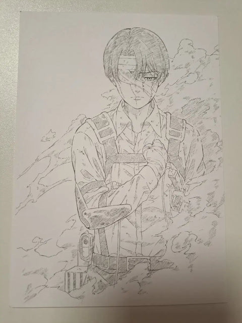 Bưu thiếp Attack on Titan Levi