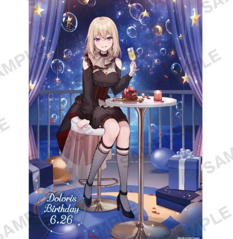 BanG Dream! Ave Mujica Uiika Birthday Goods Bonus Poster Transfer