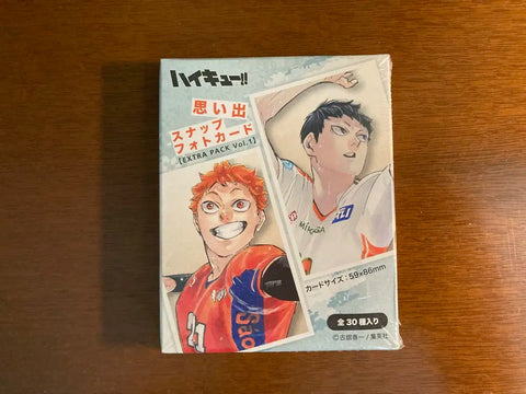 Thẻ ảnh Haikyuu!! Memory Snap chưa mở