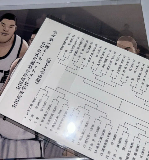 Vé xem Slam Dunk của Jung Woo-sung + Thẻ áp phích Sannoh Slam Dunk đầu tiên chưa mở