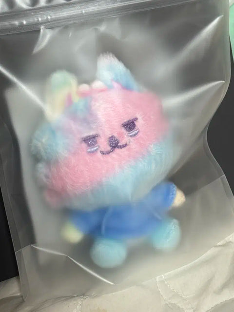 Ppulbatu Rainbow Yongmeong Doll Keyring Choi Soobin Soobin Choi Yongmeong