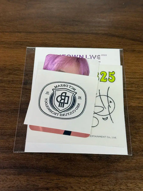 2022 SMCU NCT DREAM Haechan Tattoo Sticker Photocard
