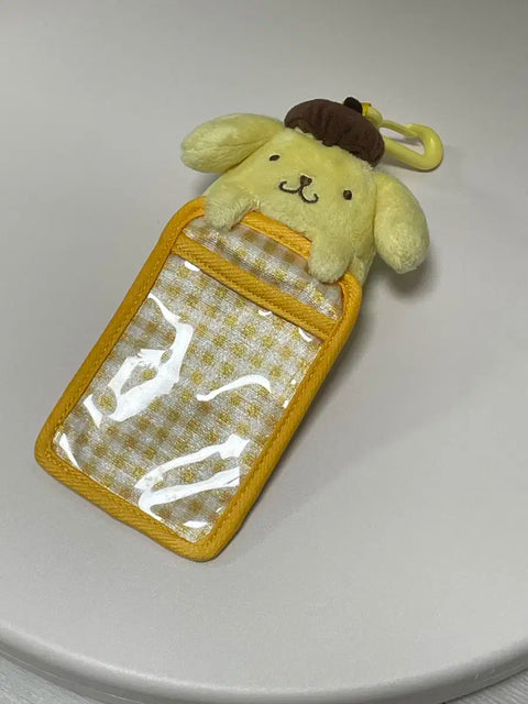Pom Pom Purin Mascot Doll Photocard Holder Sanrio