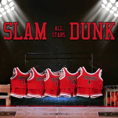 Slam Dunk Basketball Uniform 10cm Doll Clothes SHOHOKU RED VER