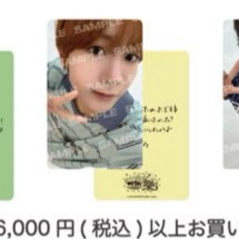 NCT Wish Japan fan meeting 6000 yen photo card Ryo