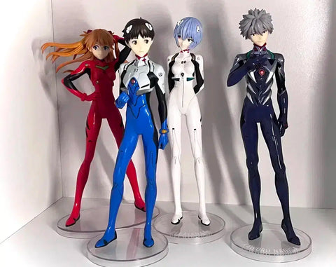 Evangelion Asuka Shinji Rei Kaworu Figure Bundle Ichiban Kuji