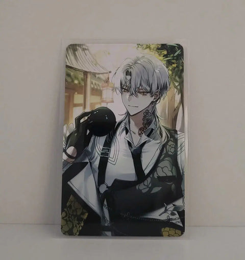 Psychod, late sleep, walk, photocard