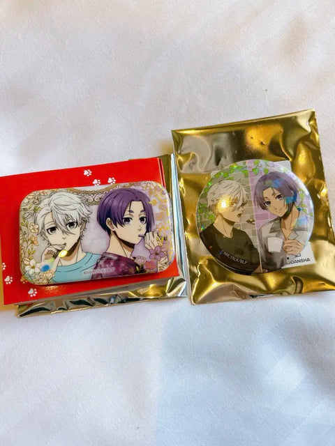Blue Lock Trillage Nagi Reo Can Badge 2pcs as a set