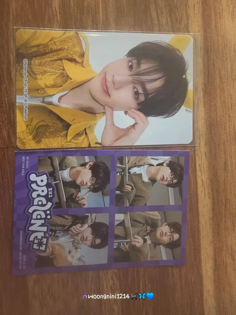 Japanese album photocard Zhang Hao