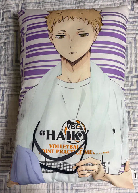 Haikyu!! Jump Shop Limited Tsukishima Yamaguchi Reversible Cushion