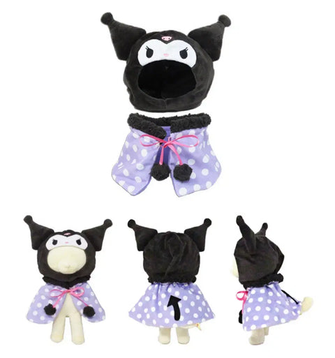 Same-day Delivery! Authentic Sanrio Doll Clothes Cape Light Stick Cover Kuromi Wish Doll Outfit