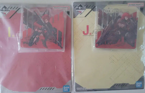 I'm selling a set of Ichiban Kuji Nikke Red Hood acrylic stands.