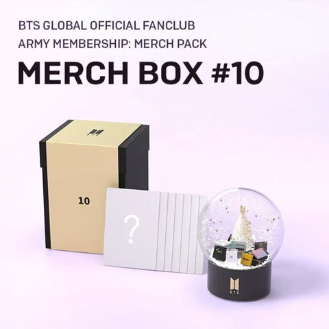 BTS Merch Box #10 Snow Globe Photocard