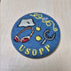 One Piece Usopp Embroidered Can Badge
