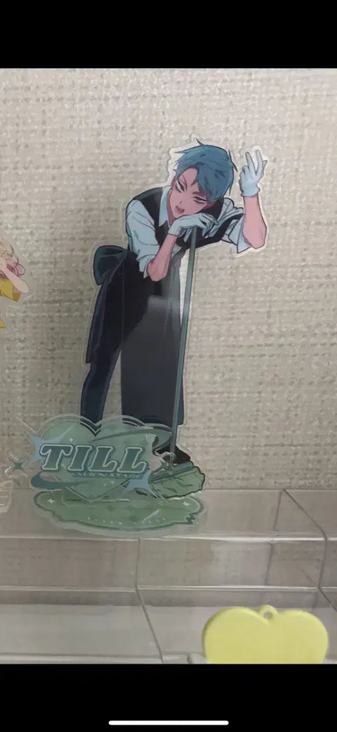 Teal acrylic