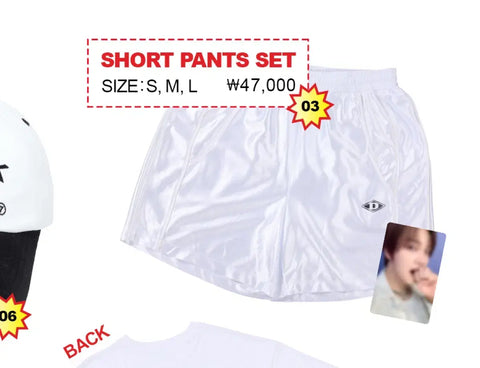 Quần short pop-up của NCT Dream Mark S