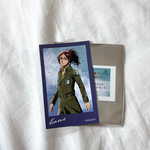 Attack on Titan Hange Zoe Winter Walk Photo Card