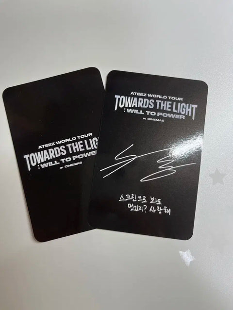 ATEEZ Mingi CGV Concert Movie Week 1 Benefit Photocard