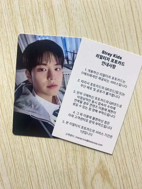 Stray Kids HOP Pop-Up Store Physical Touch Photocard - I.N