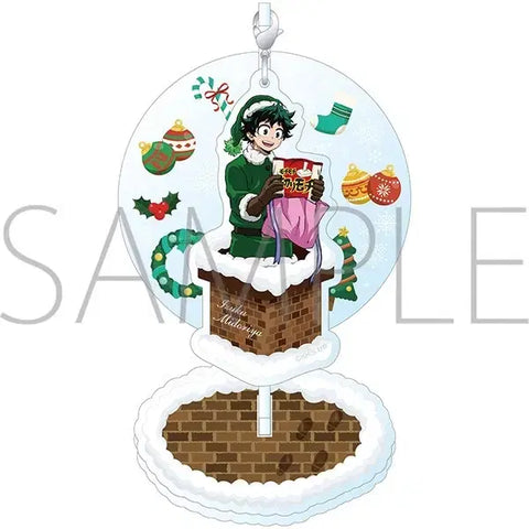 My Hero Academia Merry Christmas Acrylic Diorama - Midoriya Izuku