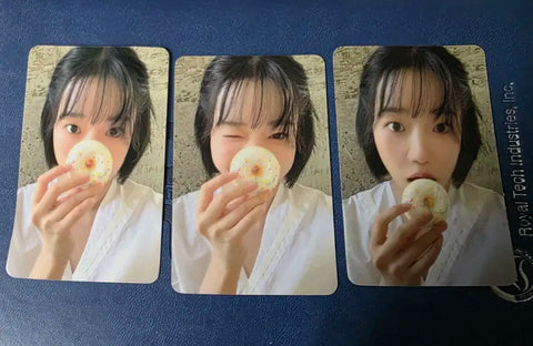 Jo Yuri Apple Music Donut ver. Video Call Event Benefit 3 Photocards 1 set 2.0