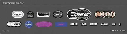 ONF dance note sticker bundle