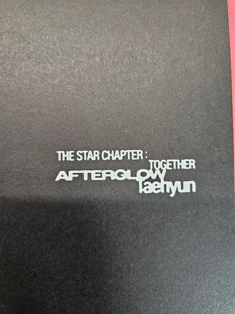 Selling Afterglow Taehyun album.