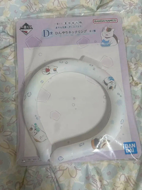 Unopened New) Natsume's Book of Friends Nyanko-sensei Ichiban Kuji Neck Cooler
