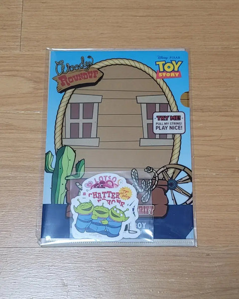 Ichiban Kuji Toy Story 30th Anniversary J Prize Clear File Sticker Set