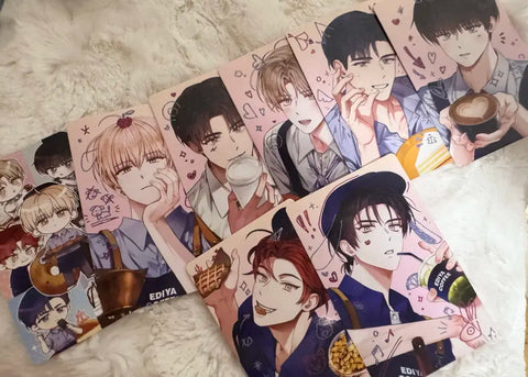 Debut or Die (Demutjuk) Ediya collaboration photocard, all (cards) as a set