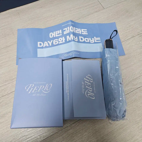 DAY6 Fan Meeting Admission Gift, Umbrella, Towel, Slogan - Full Transfer