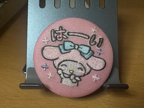 Sanrio My Melody Embroidery Can Badge 2025