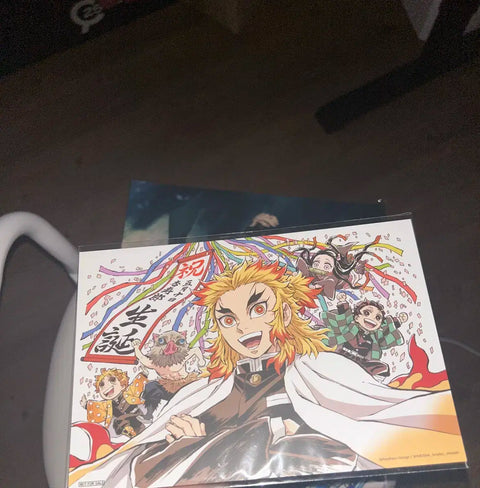 Demon Slayer: Kimetsu no Yaiba - The Movie: Mugen Train Encore Screening MX4D Quà tặng đặc biệt Poster Thiệp sinh nhật Rengoku