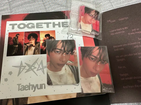 TXT afterglow ver. selling as a set.