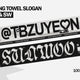 Thẻ ảnh buổi hòa nhạc Uchiwa của THE BOYZ Juyeon Sunwoo ENTP với khẩu hiệu khăn tắm hai mặt