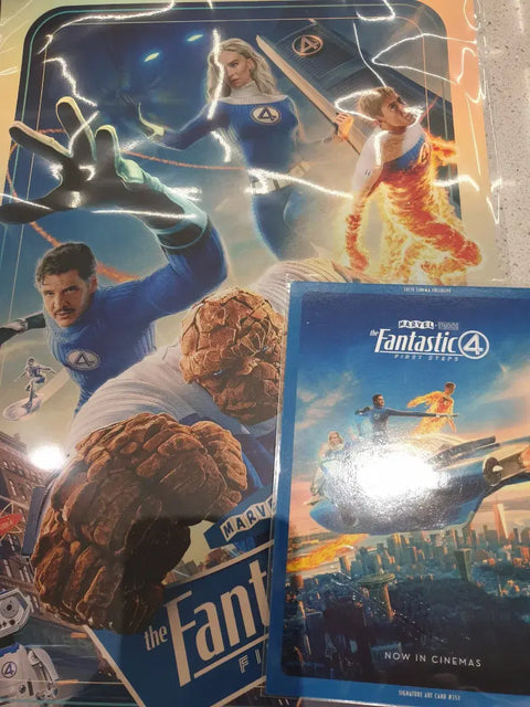 Bộ poster và thẻ nghệ thuật Fantastic Four Lotte Cinema