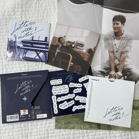 Young K Letters with notes Solo Album Lewitno