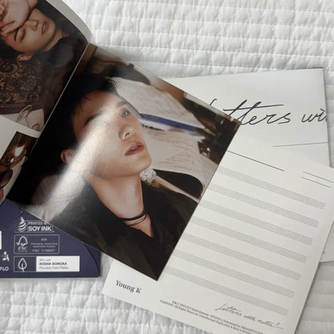 Young K Letters with notes Solo Album Lewitno