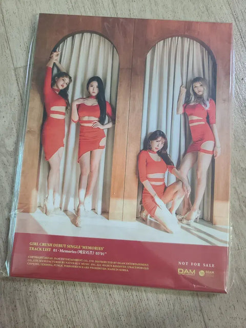 Girl Crush Digital Single Memories Signed