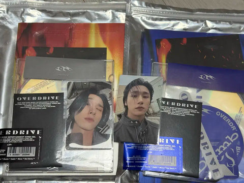 MONSTA X I.M Overdrive album and inclusions, photocards (all together)