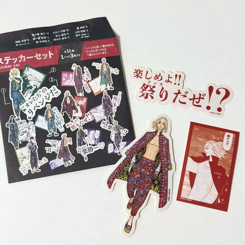 Tokyo Revengers Mikey Original Art Exhibition Random Sticker Transfer